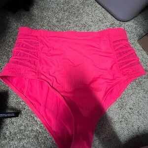 Torrid Pink High-Waisted Bikini Bottom